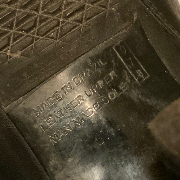 Diba Slouchy Sexy Black Heeled Leather Boots (8.5) - Picture 11 of 13